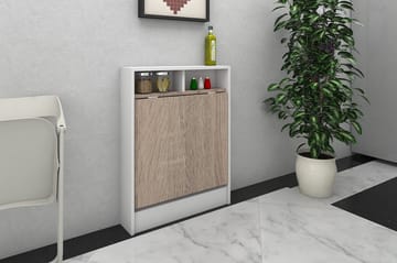 Elegancia Veggskrivebord 70cm med Oppbevaringshylle Sammenle - Tre - Møbler - Bord - Kontorbord - Skrivebord