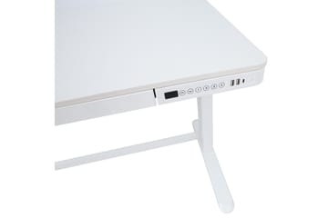 Ergo Bord Hvit - Møbler - Bord - Kontorbord - Skrivebord