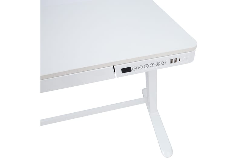 Ergo Bord Hvit - Møbler - Bord - Kontorbord - Skrivebord