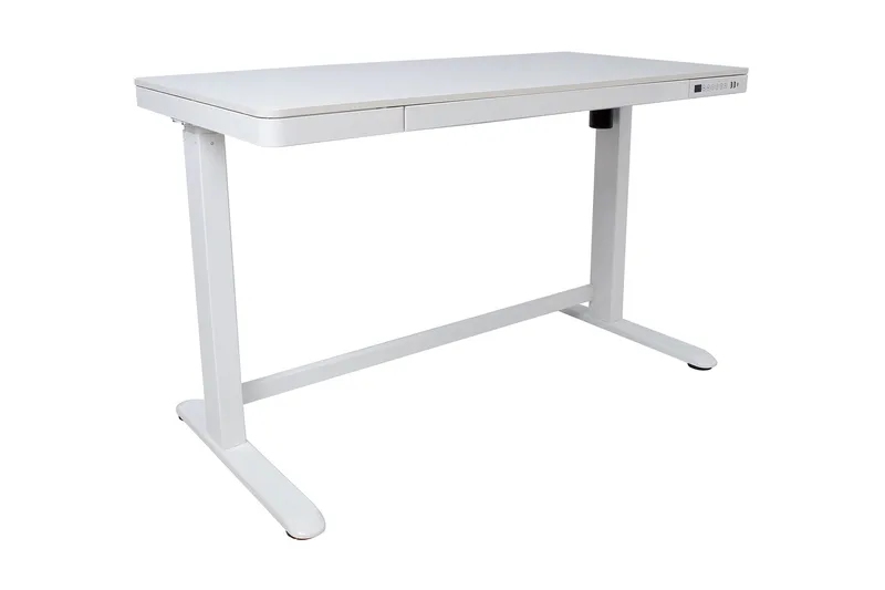 Ergo Bord Hvit - Møbler - Bord - Kontorbord - Skrivebord