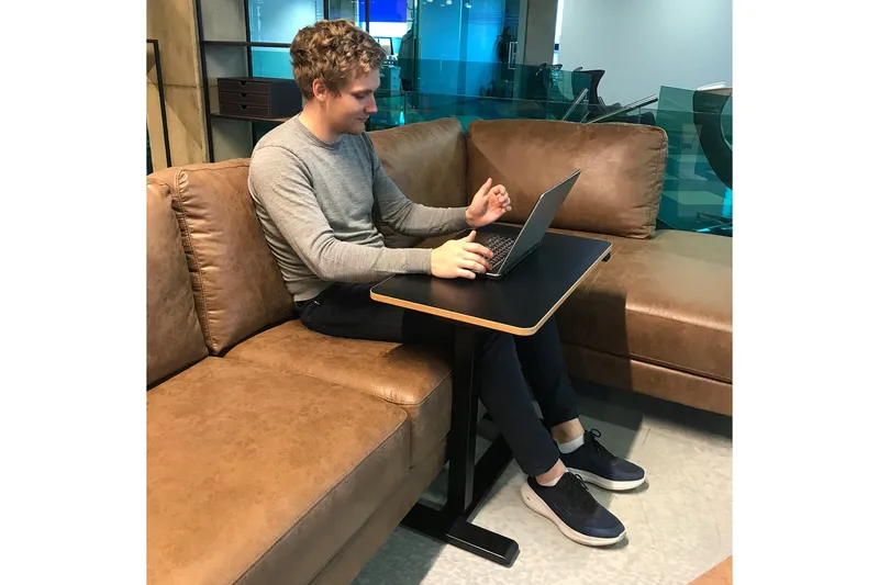 Ergo Skrivebord Justerbar Svart - Møbler - Bord - Kontorbord - Skrivebord - Hev og senkbart skrivebord