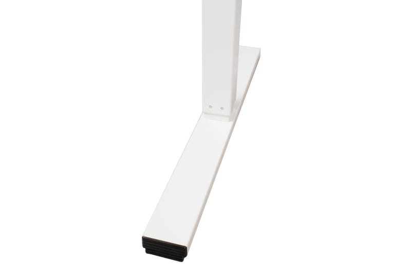 Ergo Skrivebord med 1 motor 120x60 cm Hvit/Eik - Møbler - Bord - Kontorbord - Skrivebord - Hev og senkbart skrivebord