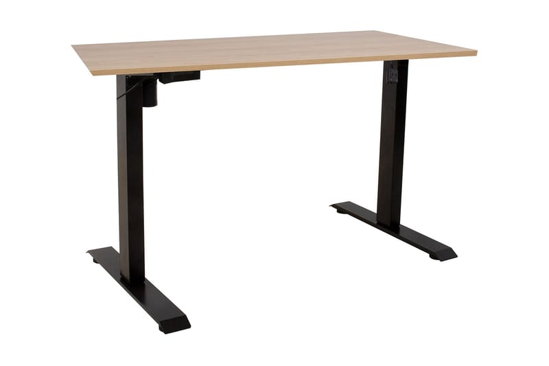 Ergo Skrivebord med en motor 160x80 cm Svart, undefined