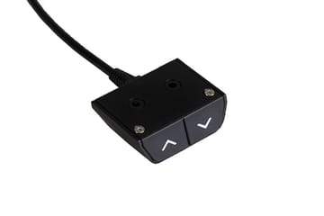 Ergosum 1 Skrivebord 140 cm Hev- og Senkbart Elektrisk - Gråhvit - Møbler - Bord - Kontorbord - Skrivebord - Hev og senkbart skrivebord