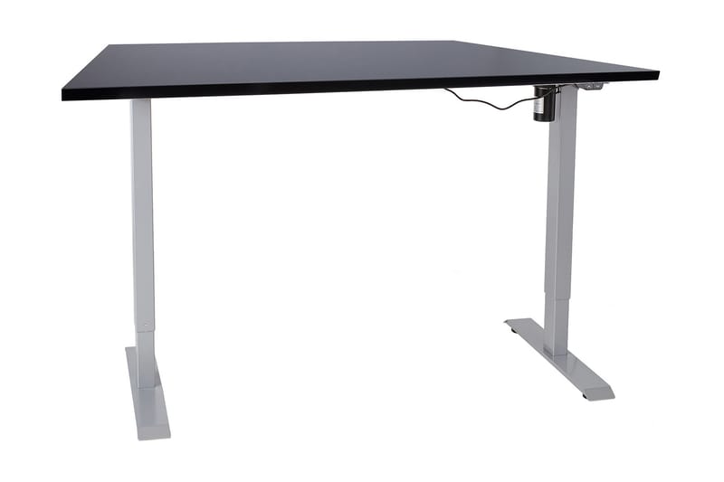 Ergosum 1 Skrivebord 140 cm Hev- og Senkbart Elektrisk - Svart - Møbler - Bord - Kontorbord - Skrivebord - Hev og senkbart skrivebord