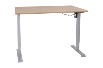 Ergosum 1 Skrivebord 140 cm Hev- og Senkbart - Tre/Natur - Møbler - Bord - Kontorbord - Skrivebord - Hev og senkbart skrivebord