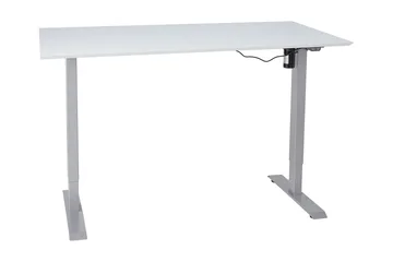 Ergosum 1 Skrivebord 160 cm Hev- og Senkbart Elektrisk - Gråhvit - Møbler - Bord - Kontorbord - Skrivebord - Hev og senkbart skrivebord