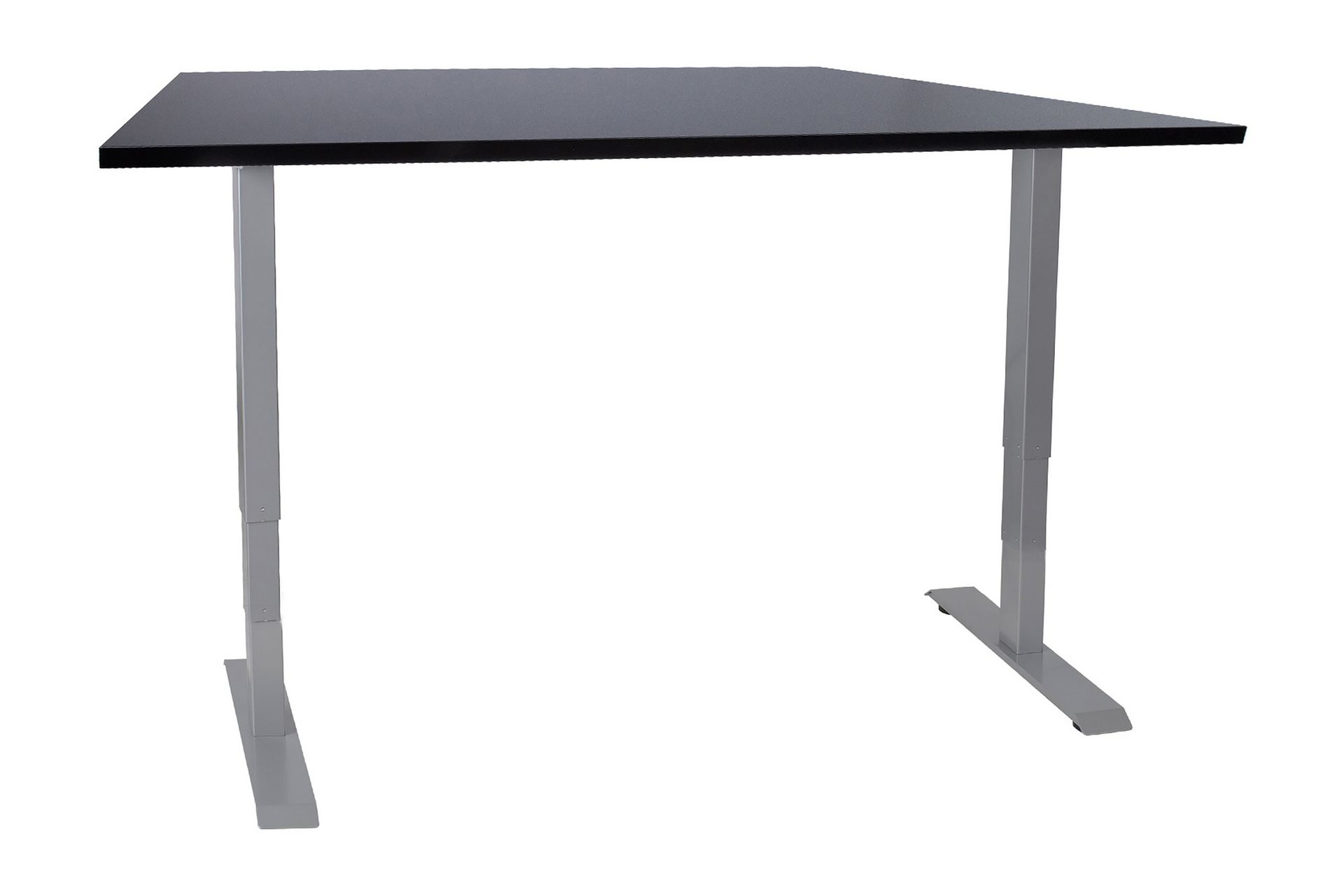 Ergosum 2 Skrivebord 140 cm Hev- og Senkbart - Svart - Møbler - Bord - Kontorbord - Skrivebord - Hev og senkbart skrivebord