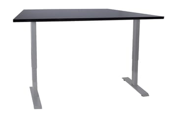 Ergosum 2 Skrivebord 140 cm Hev- og Senkbart - Svart - Møbler - Bord - Kontorbord - Skrivebord - Hev og senkbart skrivebord