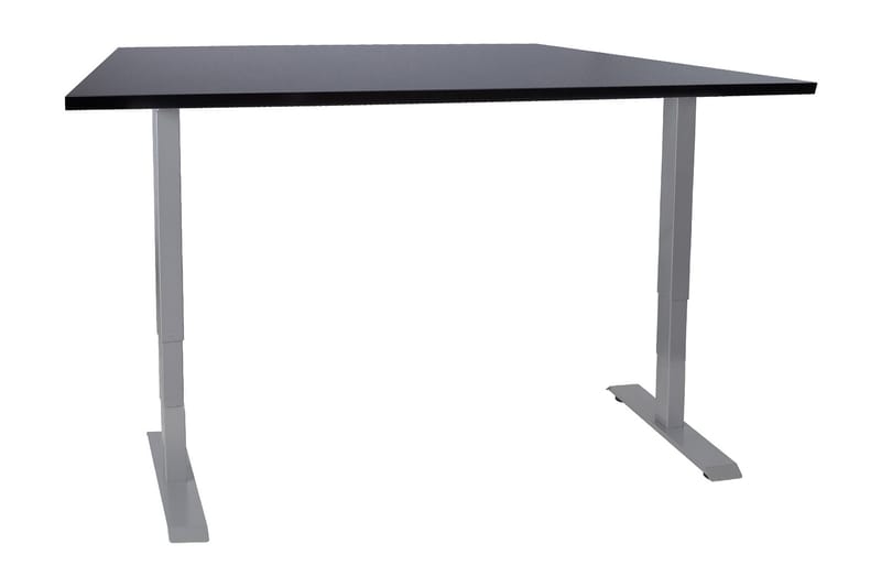 Ergosum 2 Skrivebord 140 cm Hev- og Senkbart - Svart - Møbler - Bord - Kontorbord - Skrivebord - Hev og senkbart skrivebord