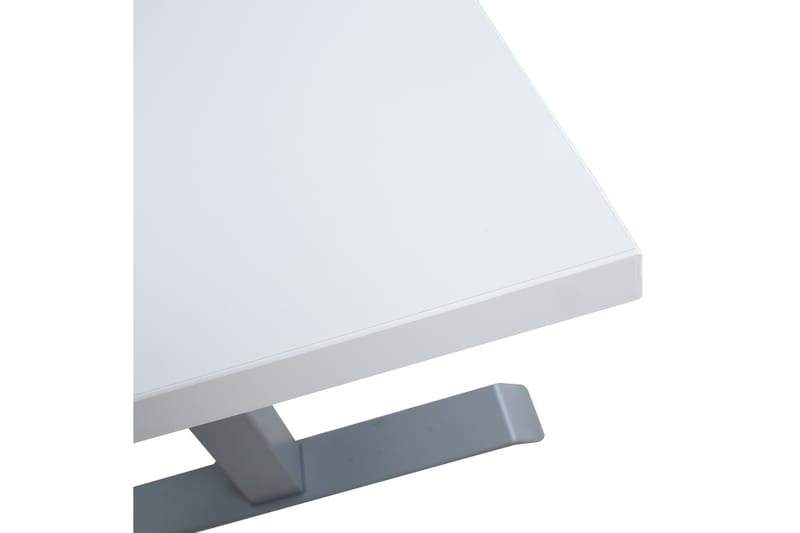 Ergosum 2 Skrivebord 160 cm Hev- og Senkbart - Hvit/Grå - Hev og senkbart skrivebord - Skrivebord