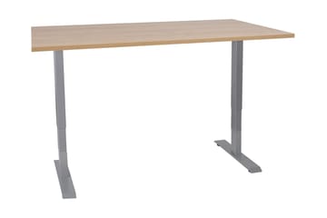 Ergosum 2 Skrivebord 160 cm Hev- og Senkbart - Tre/Natur - Møbler - Bord - Kontorbord - Skrivebord - Hev og senkbart skrivebord
