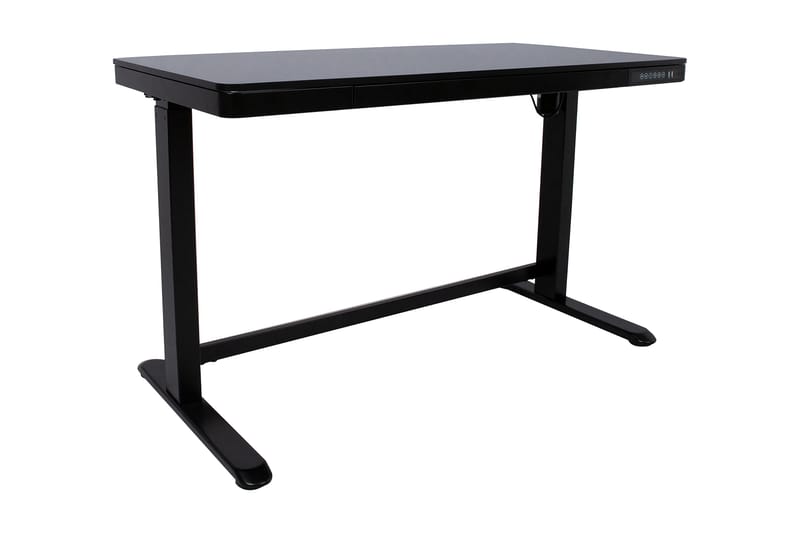 Ergosum Skrivebord 120 cm Hev- og Senkbart - Svart - Hev og senkbart skrivebord - Skrivebord