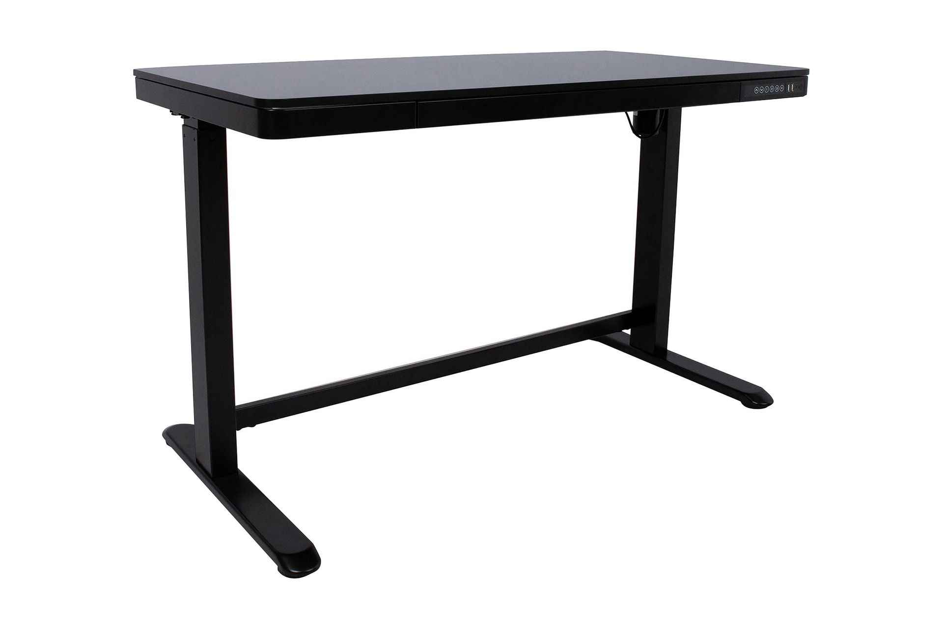 Ergosum Skrivebord 120 cm Hev- og Senkbart - Svart