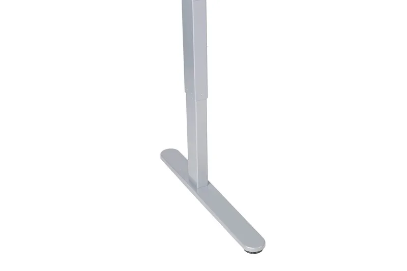 Ergosum Skrivebord 140 cm Hev- og Senkbart - Grå/Hvit - Møbler - Bord - Kontorbord - Skrivebord - Hev og senkbart skrivebord