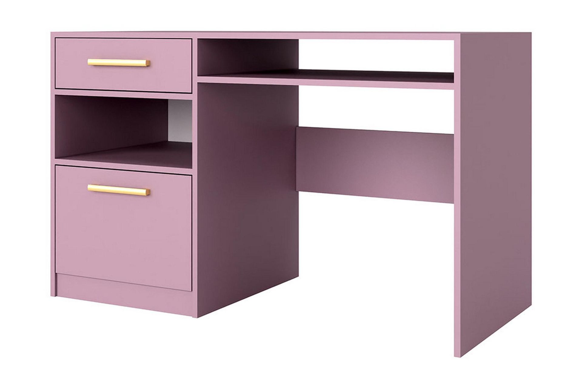 Escaldes Skrivebord 125 cm - Lilla