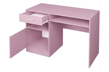 Escaldes Skrivebord 125 cm - Lilla - Møbler - Bord - Kontorbord - Skrivebord