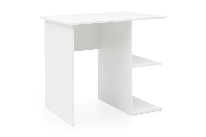 Farleys Skrivebord 82 cm med Oppbevaringshyller - Hvit - Møbler - Bord - Kontorbord - Skrivebord