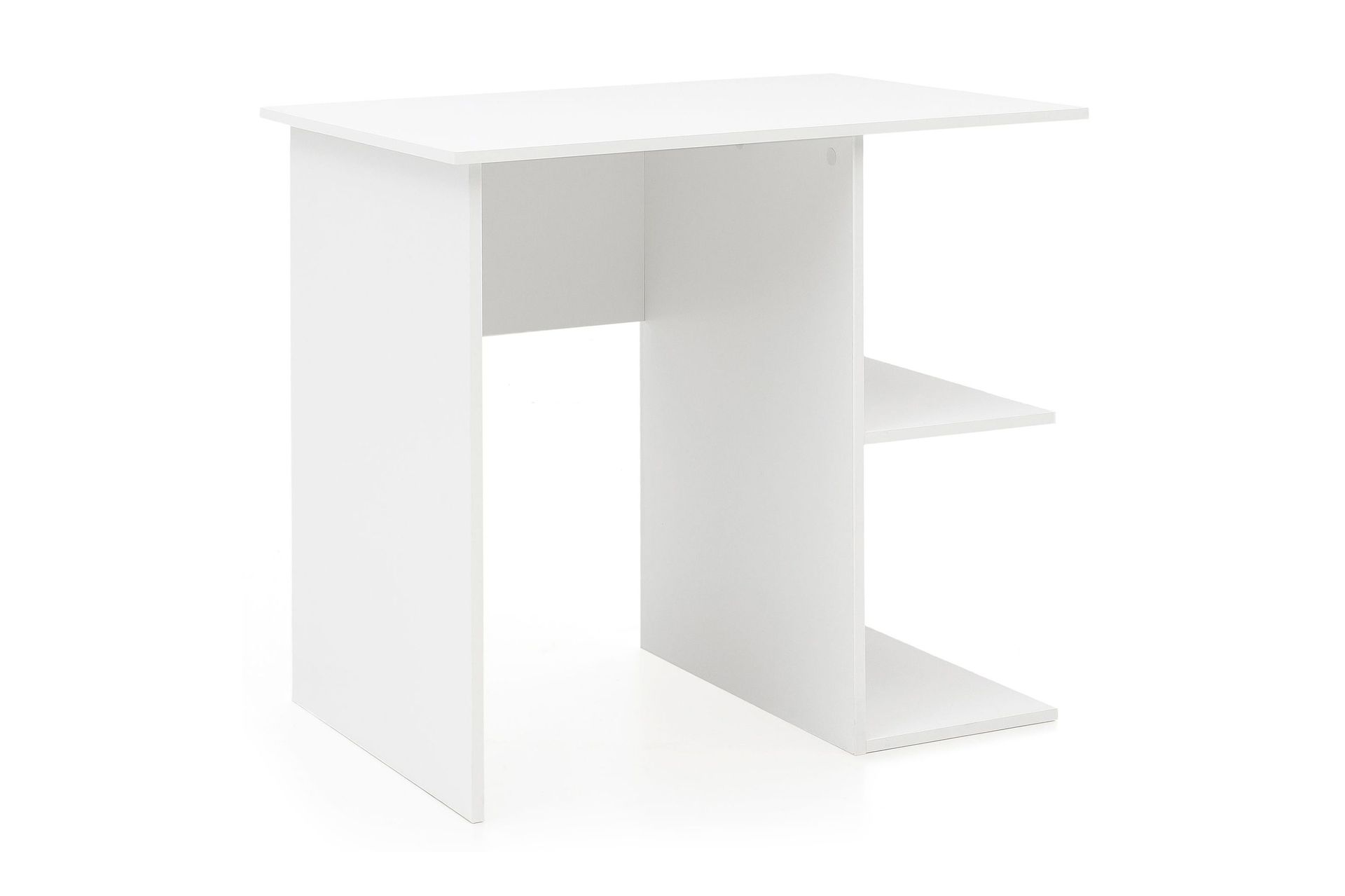 Farleys Skrivebord 82 cm med Oppbevaringshyller - Hvit