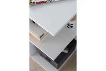 Farleys Skrivebord 82 cm med Oppbevaringshyller - Hvit - Møbler - Bord - Kontorbord - Skrivebord