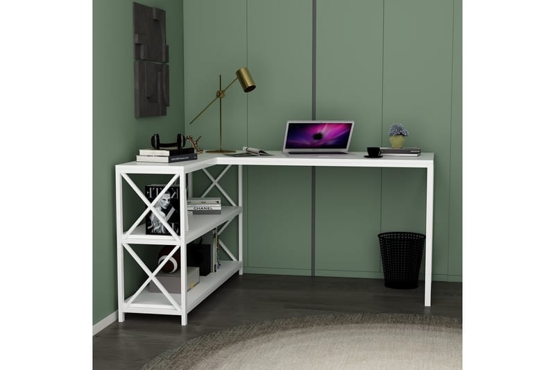 Flexy Skrivebord 150 cm - Hvit - Skrivebord
