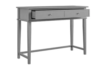 Franklin Skrivebord 90 cm med Oppbevaringsskuff Grå - Dorel Home - Møbler - Bord - Kontorbord - Skrivebord