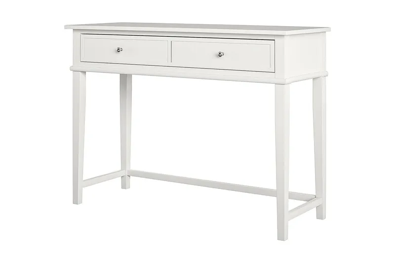 Franklin Skrivebord 90 cm med Oppbevaringsskuff Hvit - Dorel Home - Møbler - Bord - Kontorbord - Skrivebord