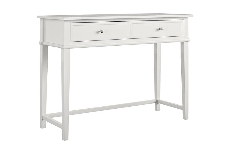 Franklin Skrivebord 90 cm med Oppbevaringsskuff Hvit - Dorel Home - Møbler - Bord - Kontorbord - Skrivebord