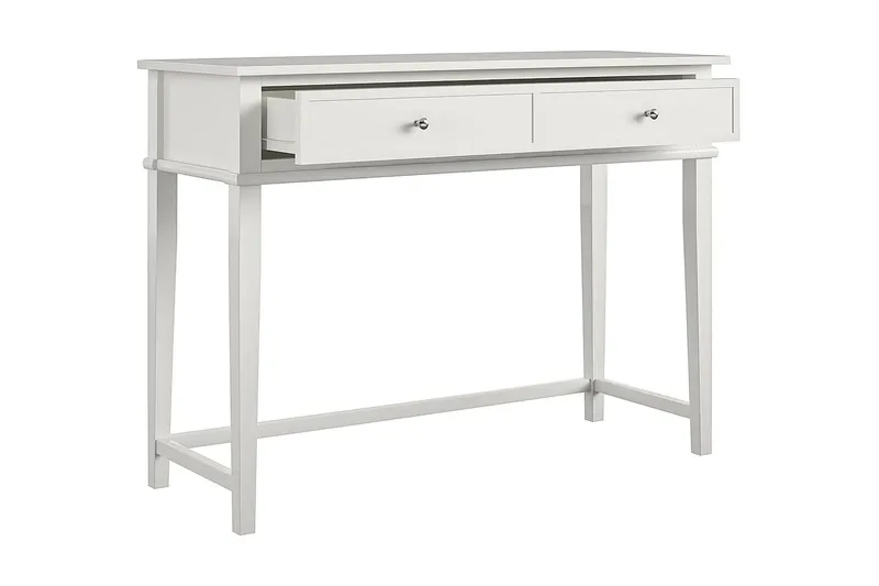 Franklin Skrivebord 90 cm med Oppbevaringsskuff Hvit - Dorel Home - Møbler - Bord - Kontorbord - Skrivebord