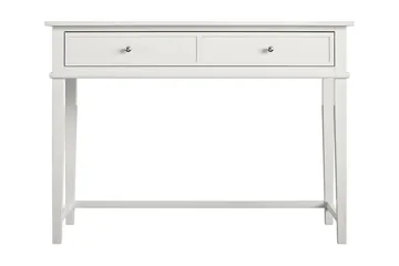 Franklin Skrivebord 90 cm med Oppbevaringsskuff Hvit - Dorel Home - Møbler - Bord - Kontorbord - Skrivebord