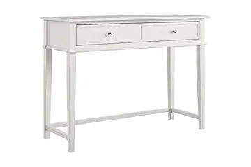 Franklin Skrivebord 90 cm med Oppbevaringsskuff Hvit - Dorel Home - Møbler - Bord - Kontorbord - Skrivebord