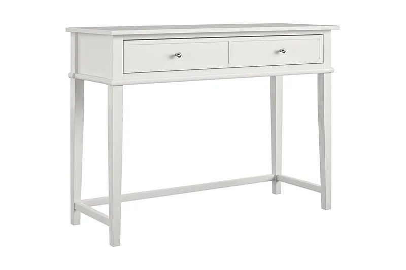 Franklin Skrivebord 90 cm med Oppbevaringsskuff Hvit - Dorel Home - Møbler - Bord - Kontorbord - Skrivebord