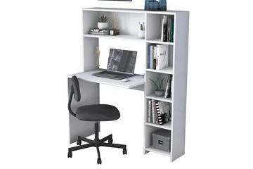 Freal Skrivebord 113 cm - Hvit - Møbler - Bord - Kontorbord - Skrivebord
