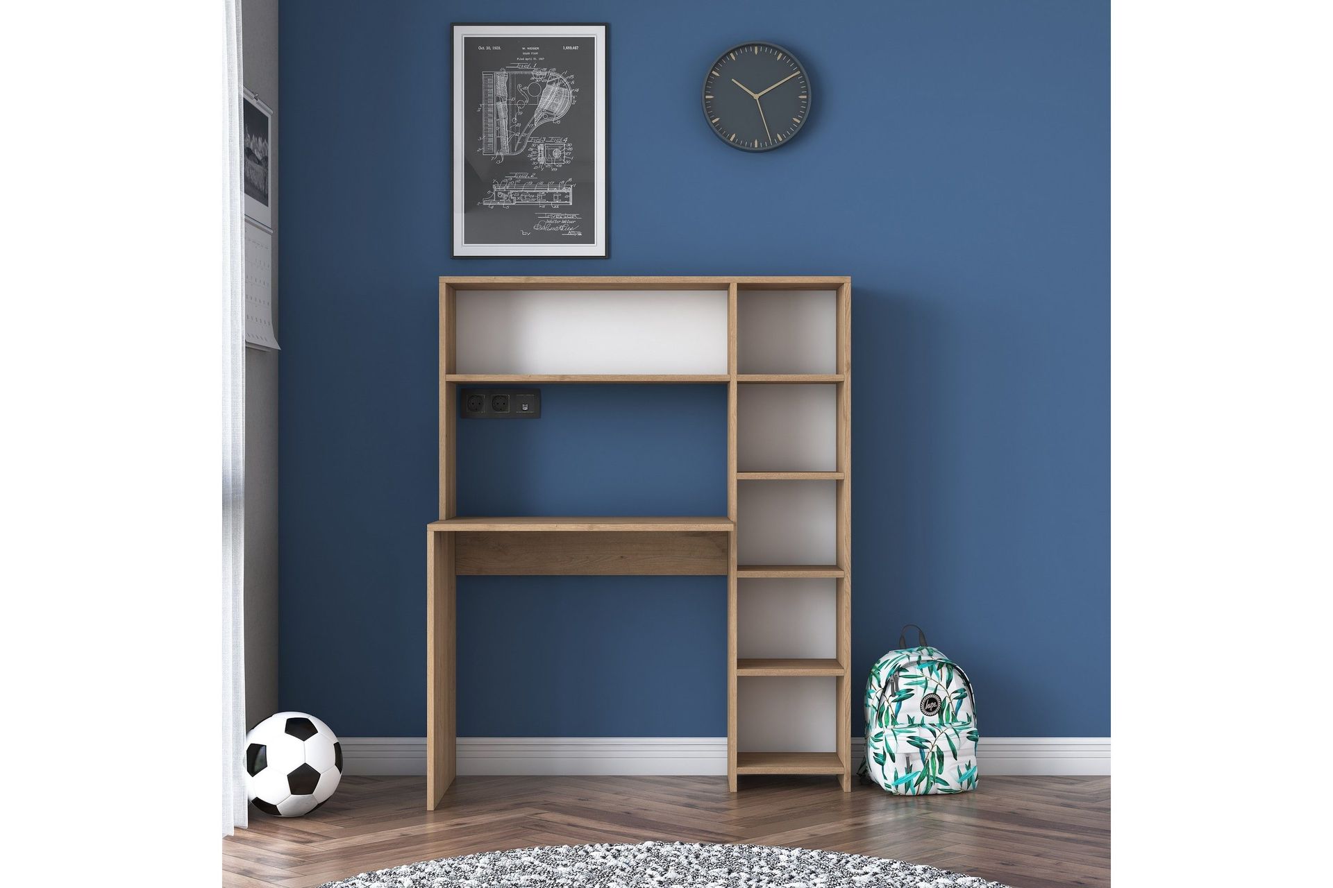 Freal Skrivebord 113 cm - Natur