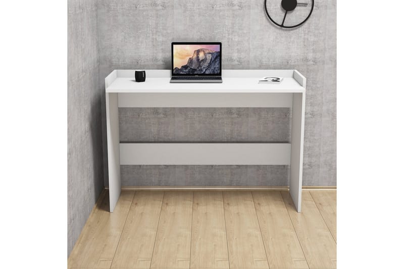 Gersby Skrivebord 120 cm - Hvit - Møbler - Bord - Kontorbord - Skrivebord