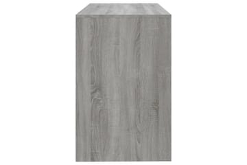 Skrivebord grå sonoma eik 101x50x76,5 cm sponplate - Grå - Møbler - Bord - Kontorbord - Skrivebord