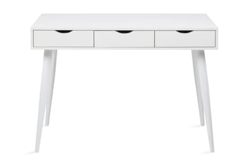 Gradina Skrivebord 110 cm med Oppbevaring 3 Skuffer - Hvit - Møbler - Bord - Kontorbord - Skrivebord