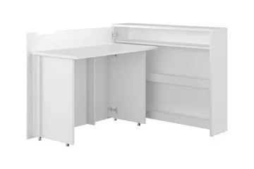 Grianan Skrivbord 136 cm White - Møbler - Bord - Kontorbord - Skrivebord - Hjørneskrivebord