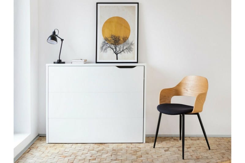 Grianan Skrivbord 136 cm White - Møbler - Bord - Kontorbord - Skrivebord - Hjørneskrivebord