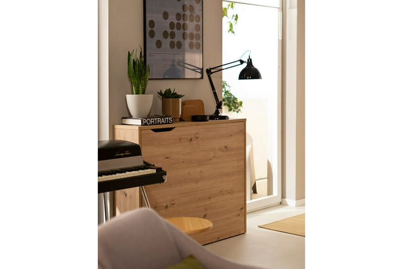 Grianan Skrivebord 136 cm - Brun - Møbler - Bord - Kontorbord - Skrivebord