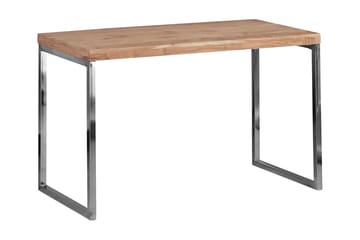 Hayoz Skrivebord 120 cm - Akasie/Krom - Møbler - Bord - Kontorbord - Skrivebord