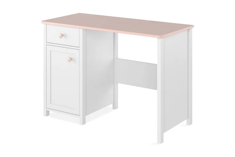 Hilts skrivebord 110 cm med oppbevaring skuff + skap, undefined