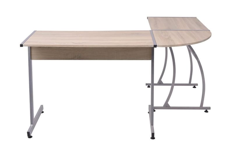 Hjørnepult L-Formet Eik - Eik - Skrivebord
