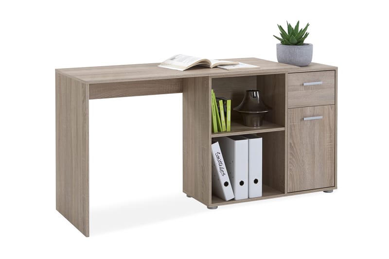 Astraea Hjørneskrivebord 117 cm - Eik - Møbler - Bord - Kontorbord - Skrivebord - Hjørneskrivebord