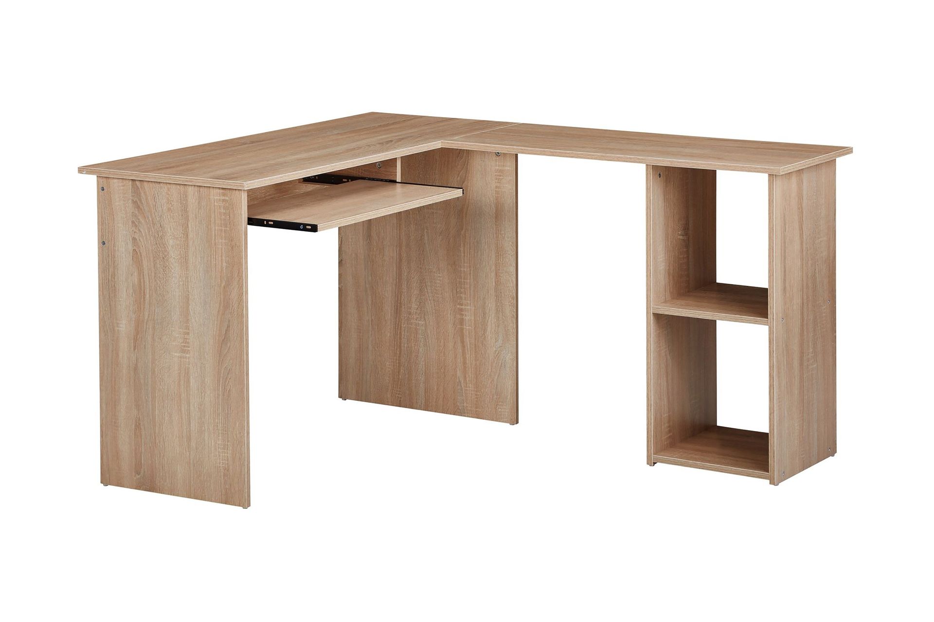 Gulshan skrivebord 140 cm - Natur - Møbler - Bord - Kontorbord - Skrivebord - Hjørneskrivebord