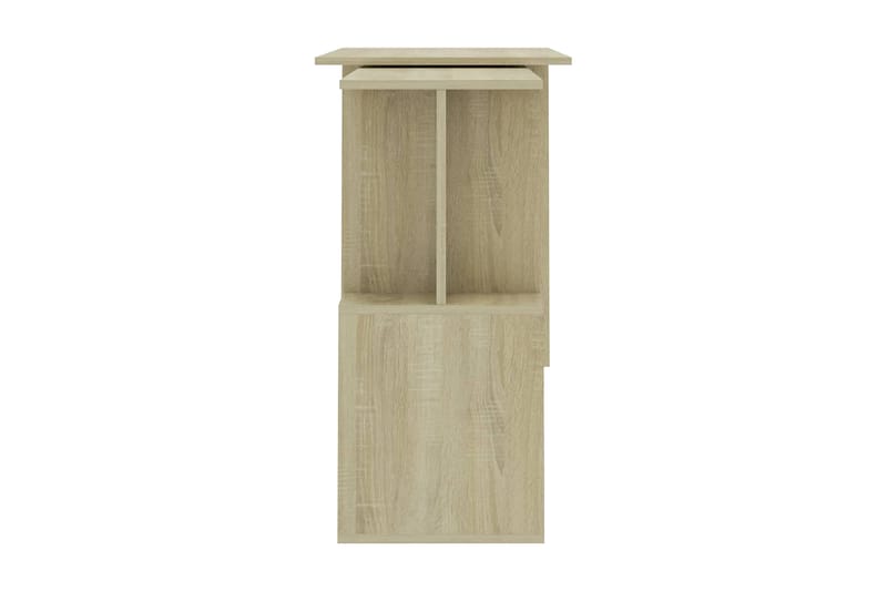 Hjørneskrivebord sonoma eik 200x50x76 cm sponplate - Brun - Møbler - Bord - Kontorbord - Skrivebord