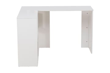 Valterra Hjørneskrivebord 119 cm - Svart/Hvit - Møbler - Bord - Kontorbord - Skrivebord - Hjørneskrivebord