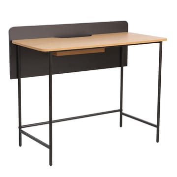 Skrivebord HOME4YOU Harper 100x49,5x85 cm ask/svart - ask/svart - Møbler - Bord - Kontorbord - Skrivebord