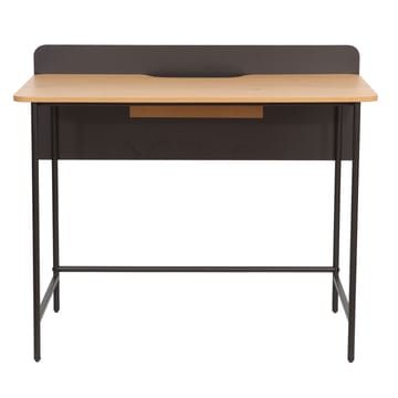 Skrivebord HOME4YOU Harper 100x49,5x85 cm ask/svart - ask/svart - Møbler - Bord - Kontorbord - Skrivebord