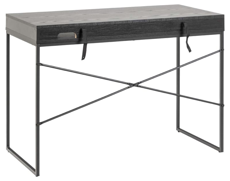 Skrivebord HOME4YOU Seaford 110x45x75 cm svart - Svart - Møbler - Bord - Kontorbord - Skrivebord